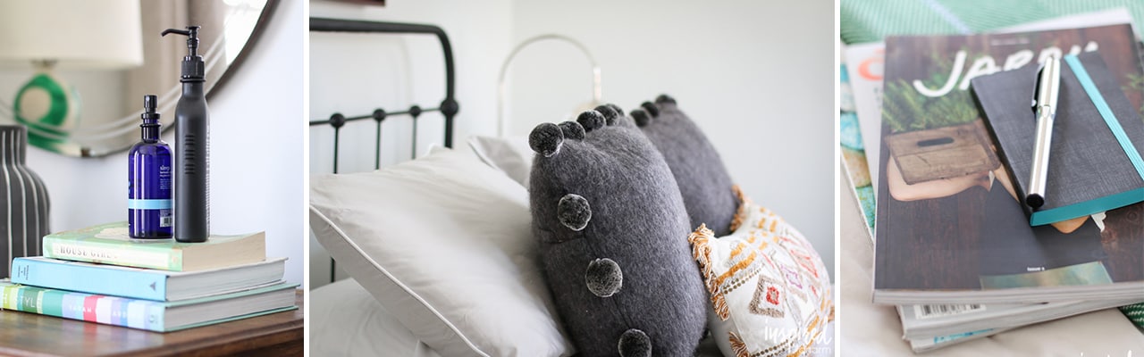 Banner with images of bedroom images