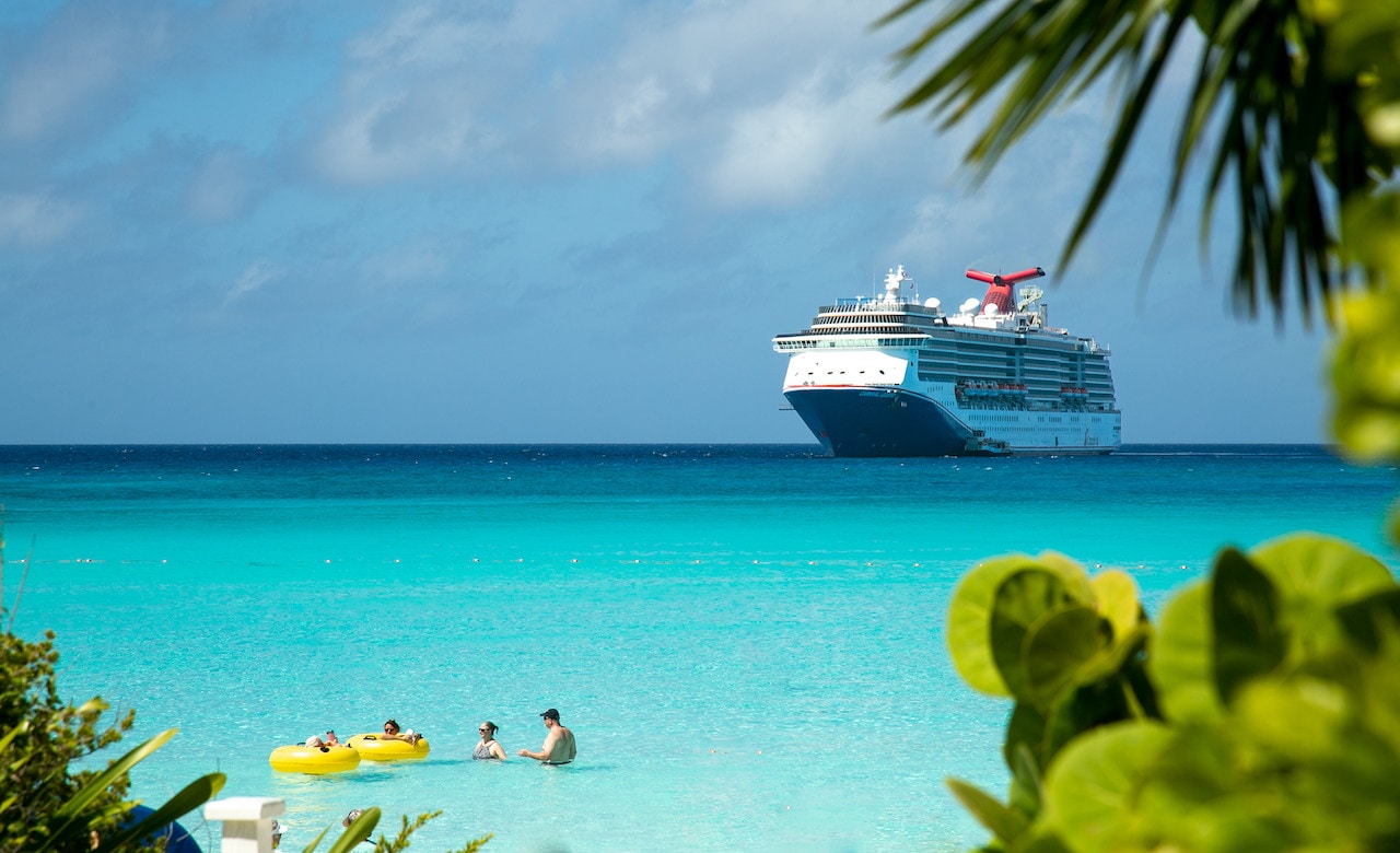 Ship at Half Moon Cay