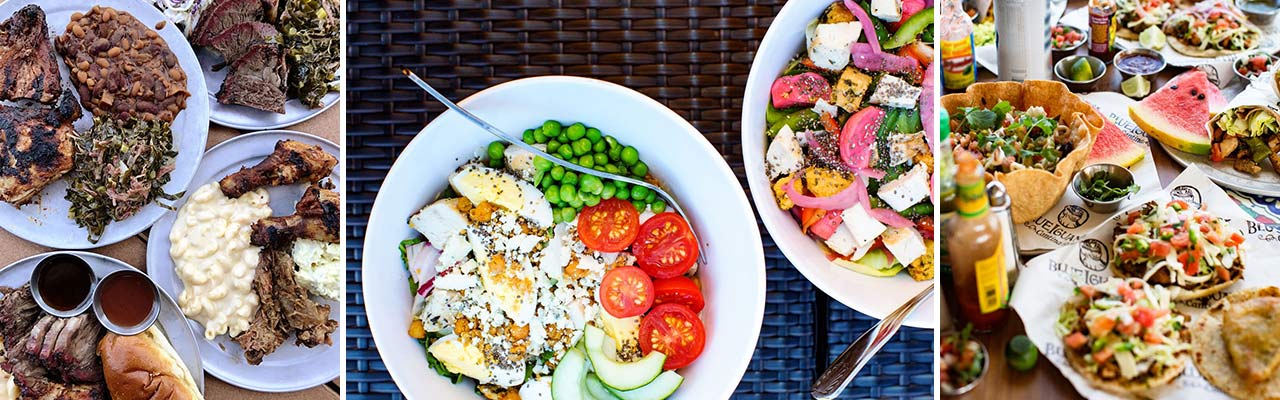 Banner image of multiple food plates