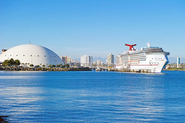 Carnival Imagination docked at port