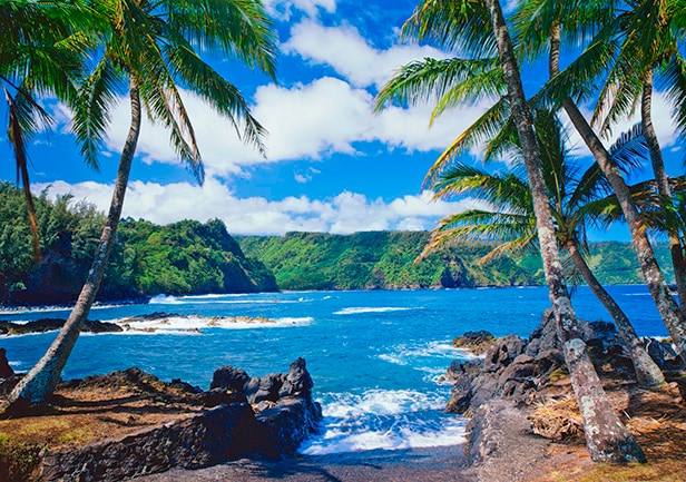 a view of the maui coastline