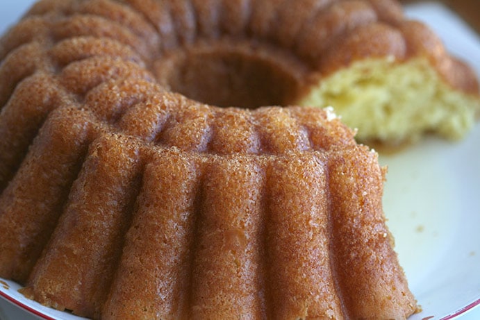 authentic rum cake from grand cayman