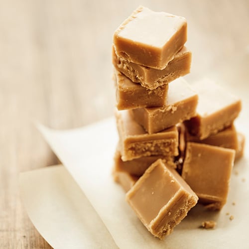 grenadian fudge stacked on each other
