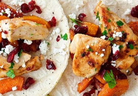 Roasted Butternut Squash and Turkey Tacos Recipe