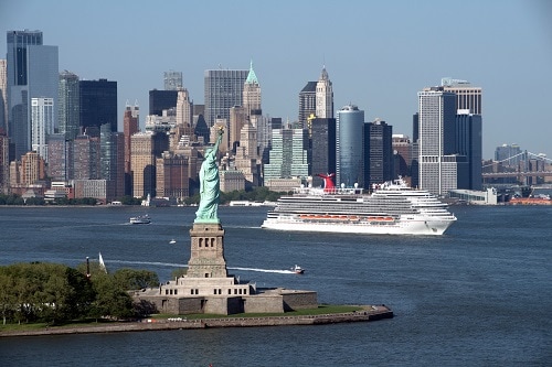 a carnival cruise sailing out of new york