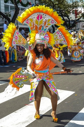 a junakoo dancer in the bahamas