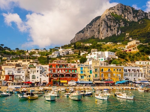 a waterfront view of capri