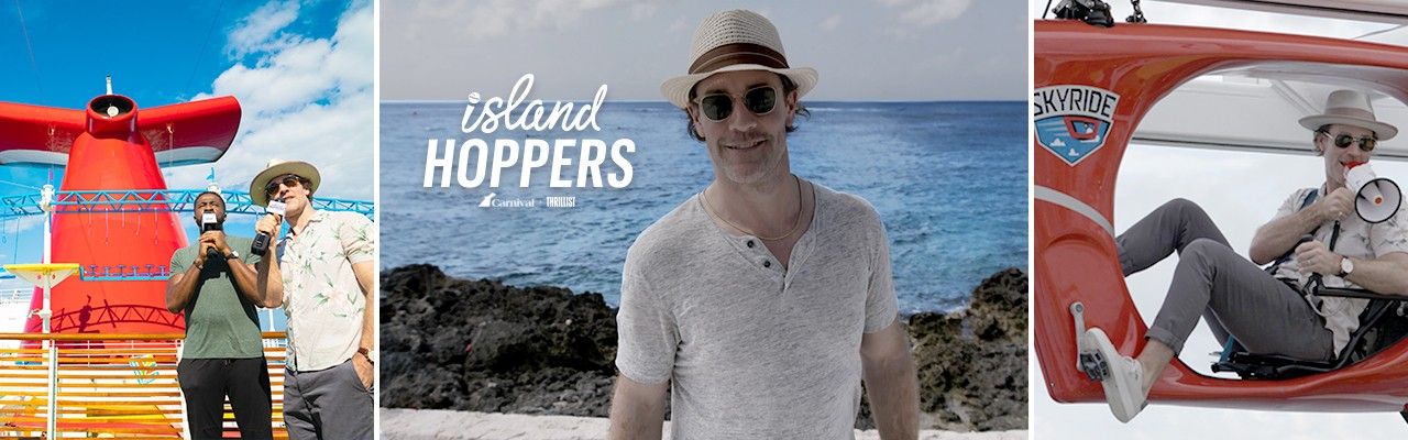 carnival x thrillist: island hoppers