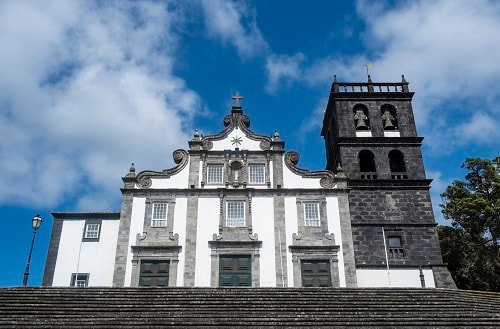 the church known as la igreja matriz de nossa senhora da estrala in ponta delgada