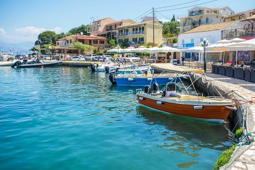 waterfront-port-in-corfu-greece