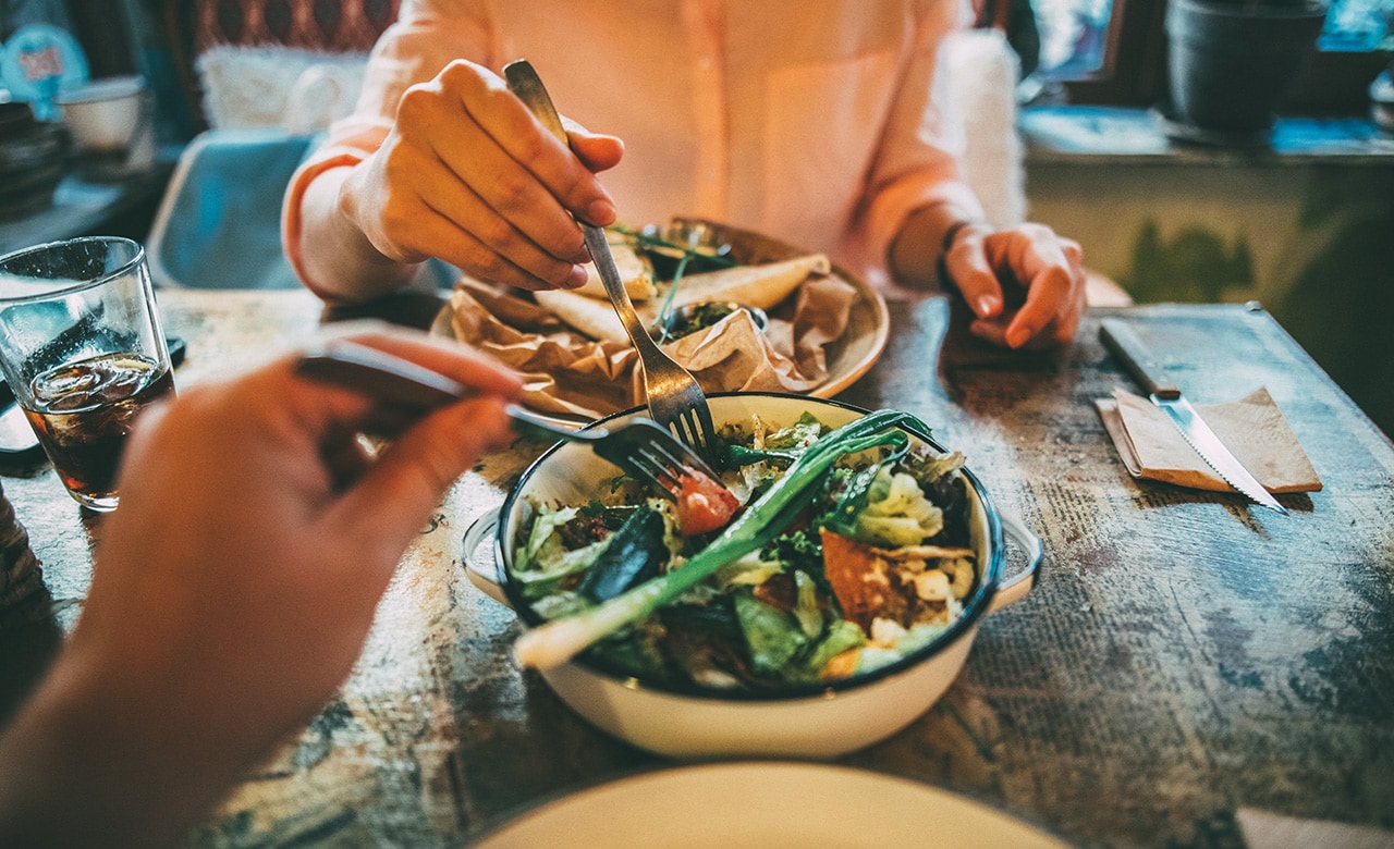 “When either of us orders something, it’s considered fair game.” Yousry explains. 