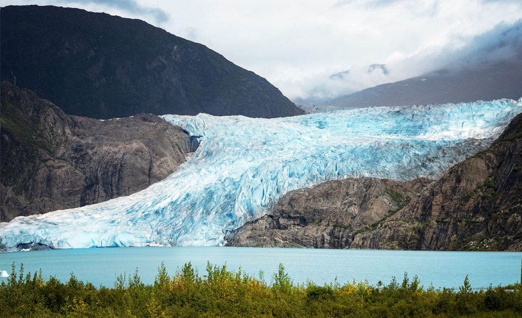 Mendenhall Glacier in Alaska