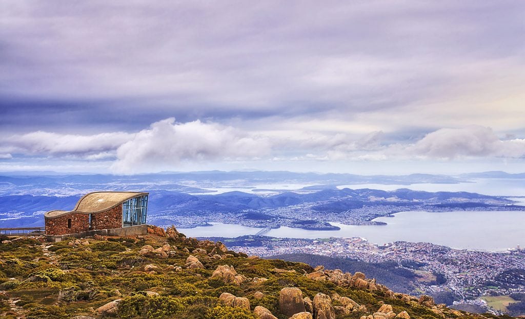 Observatory above Mount Wellington in Hobart, Tasmania 