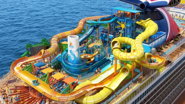 carnival festival sets sail at sea