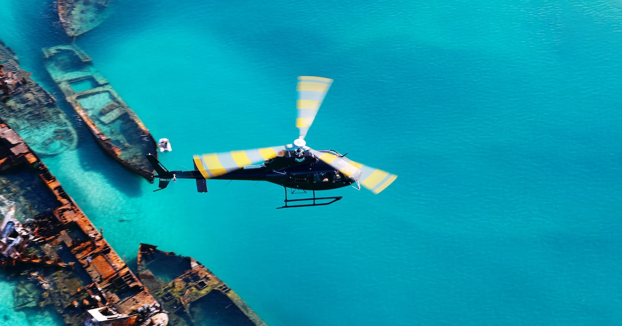 Helicopter Tangalooma Teaser - Moreton Island, Australia Shore Excursions | Carnival Cruise Line