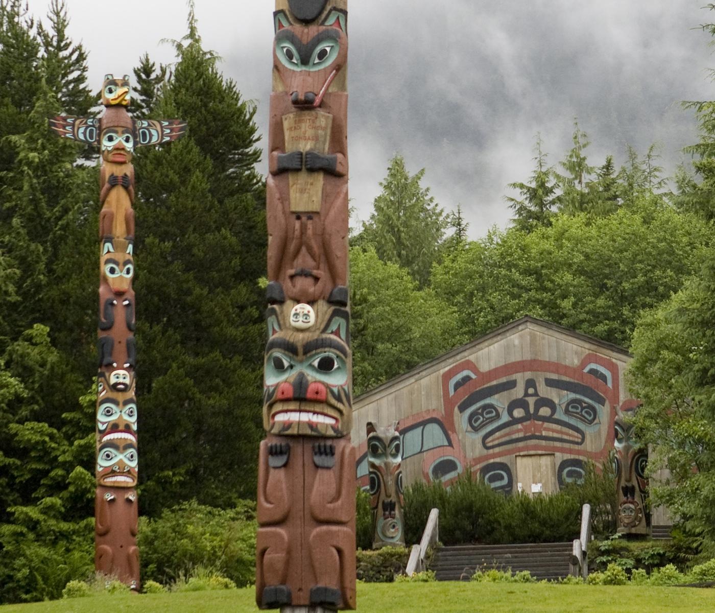 Forrest Saxman Saxman native village from cruise port - Touristvisitorguides.com