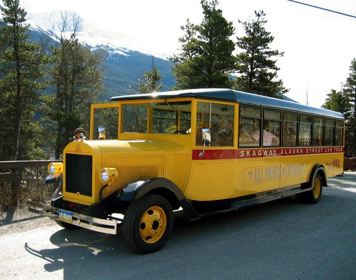 Skagway Street Car City Tour SKY Shore Excursions Carnival Cruise Line
