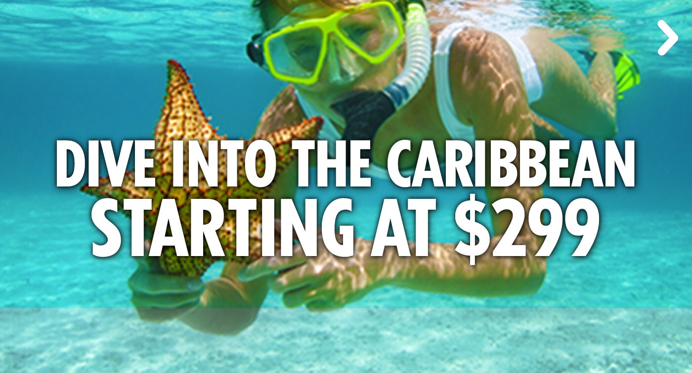 DIVE INTO THE CARIBBEAN PRICES STARTING AT $299