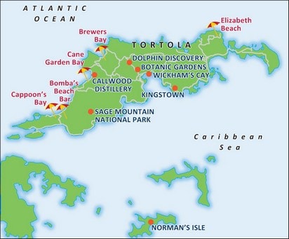 tortola port cruise map carnival virgin islands british magnify