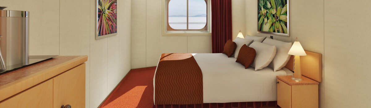 Carnival Magic Interior with Picture Window (Walkway Views) Stateroom