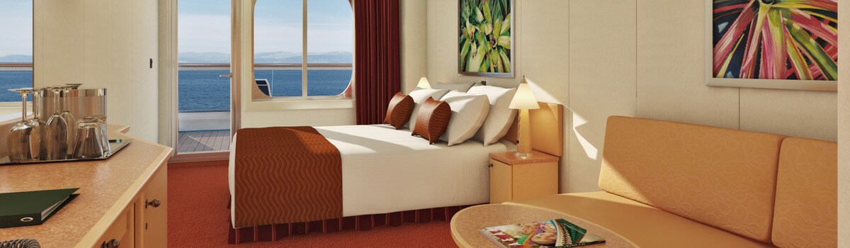 Carnival Magic Aft-View Extended Balcony Stateroom