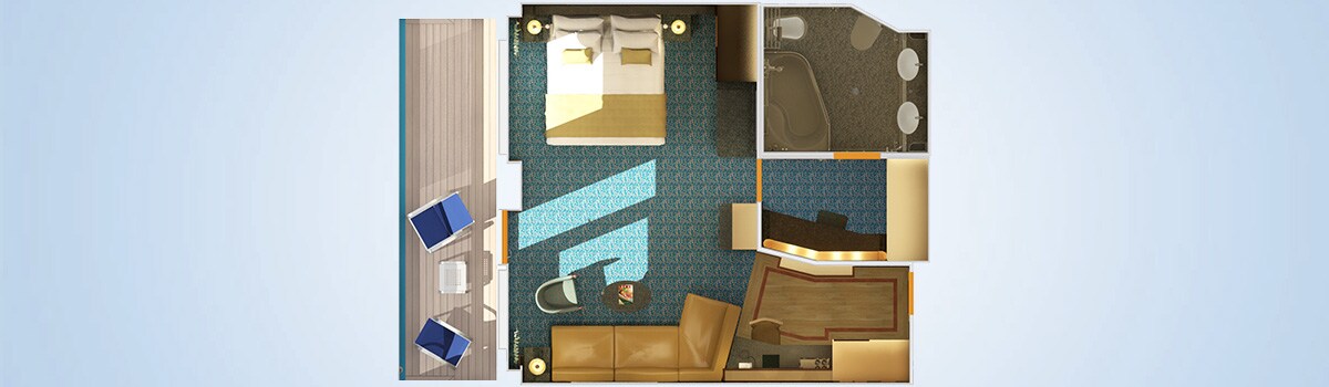 Carnival Magic Grand Suite Floorplan