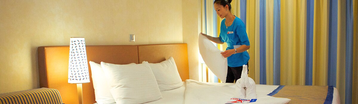 24 hour dedicated room steward