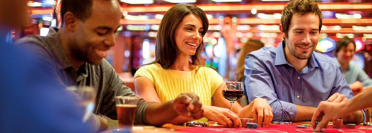 drink and play black jack on carnival cruises
